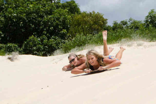 Sand boarding